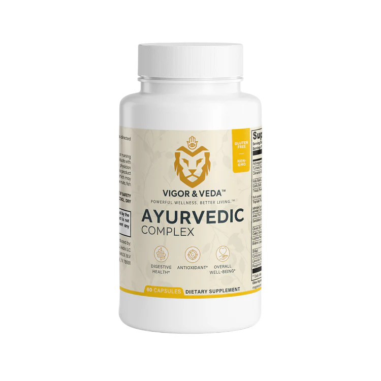 Vigor & Veda Ayurvedic Complex bottle front