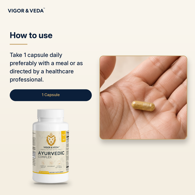 Vigor & Veda Ayurvedic Complex how to use