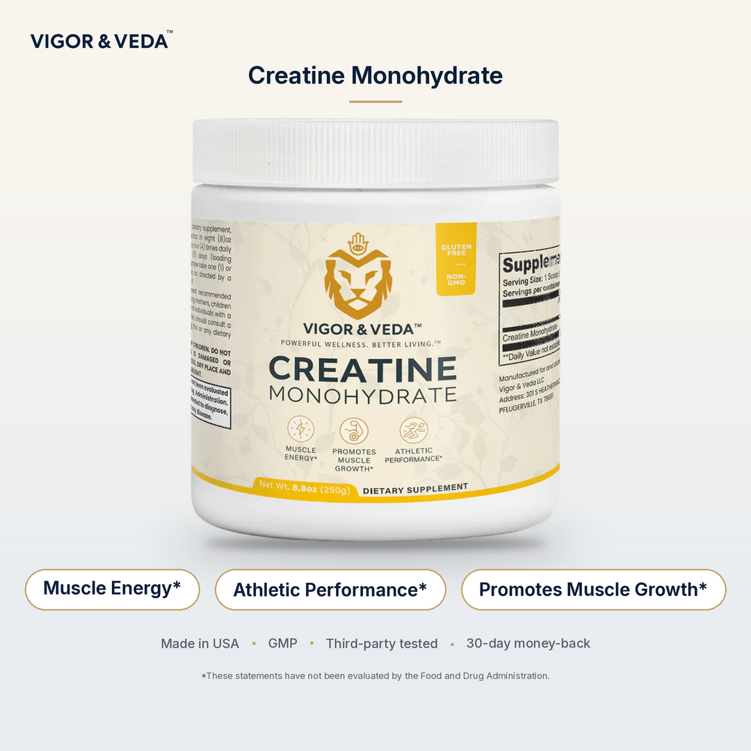 Vigor & Veda Creatine Monohydrate hero image