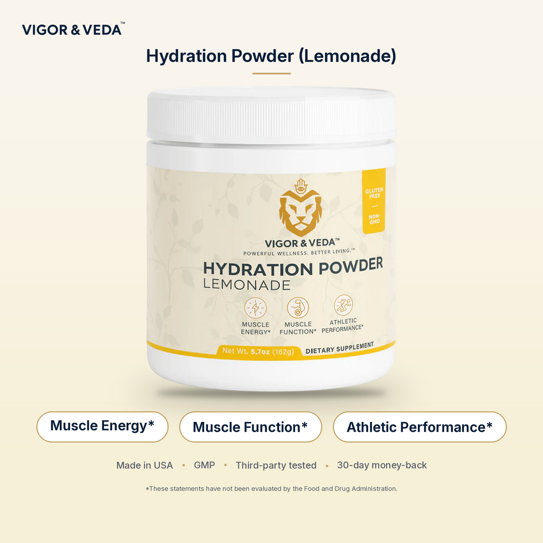 Vigor & Veda Hydration Powder (Lemonade) hero image