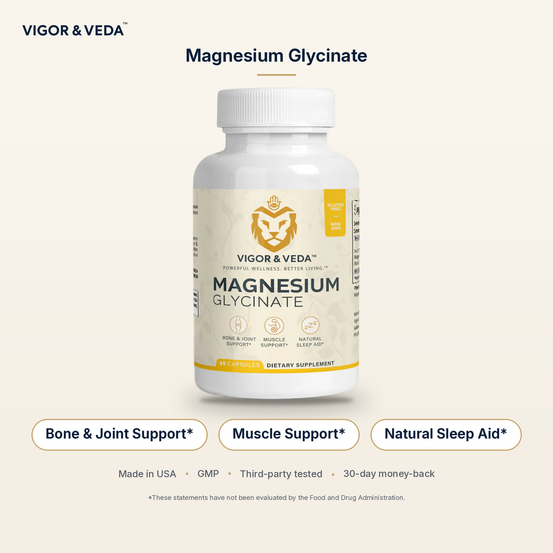 Vigor & Veda Magnesium Glycinate hero image