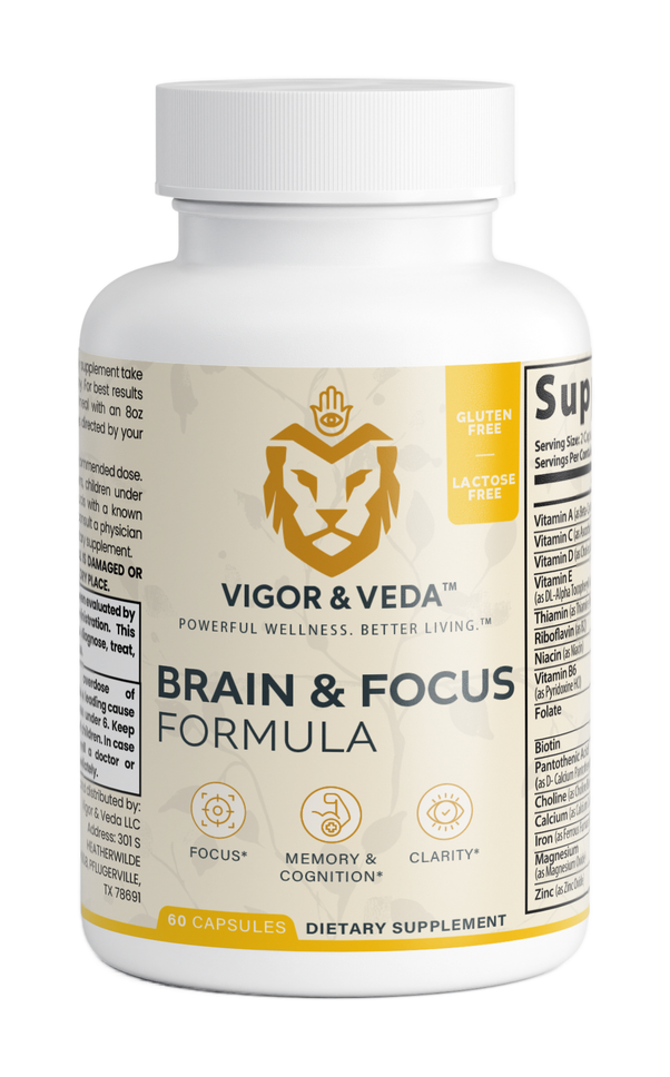 Brain & Focus Formula front bottle