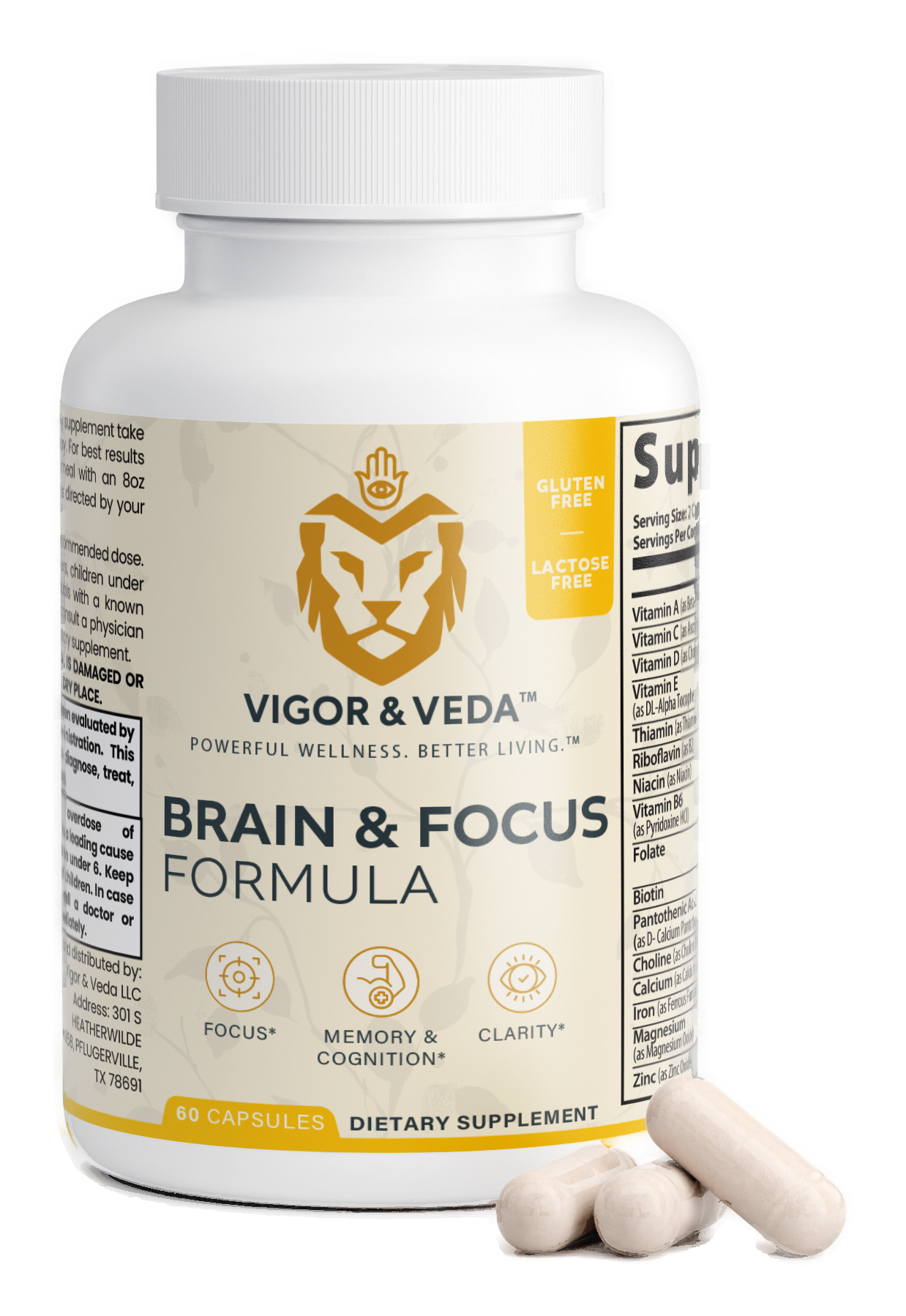 Brain & Focus Formula bottle